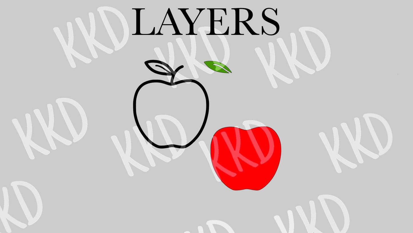 Apple Clipart - Digital Files