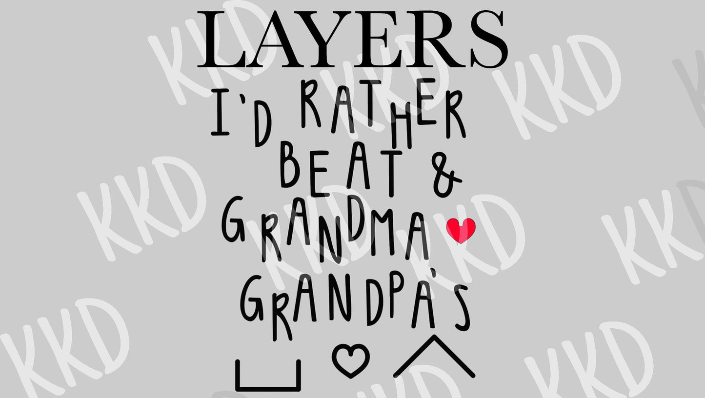 Rather be at Grandma and Grandpa's House - Digital Files