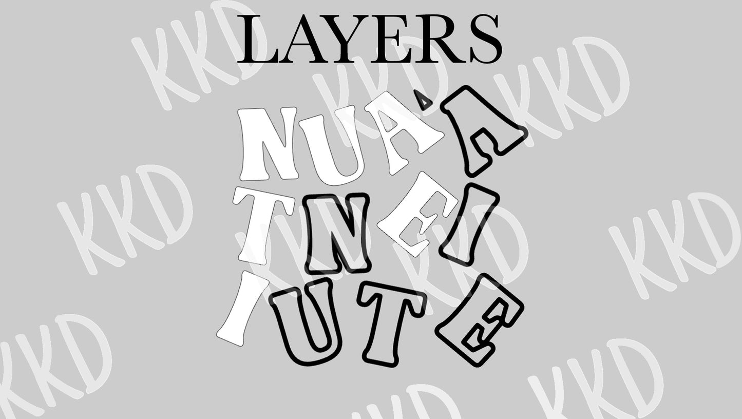 Auntie (Rounded) - Digital Files