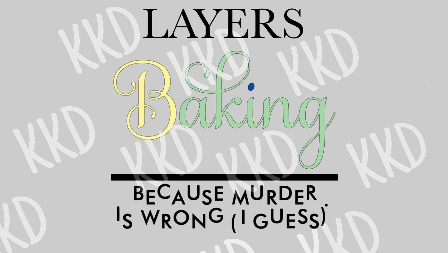 Baking Because - Digital Files