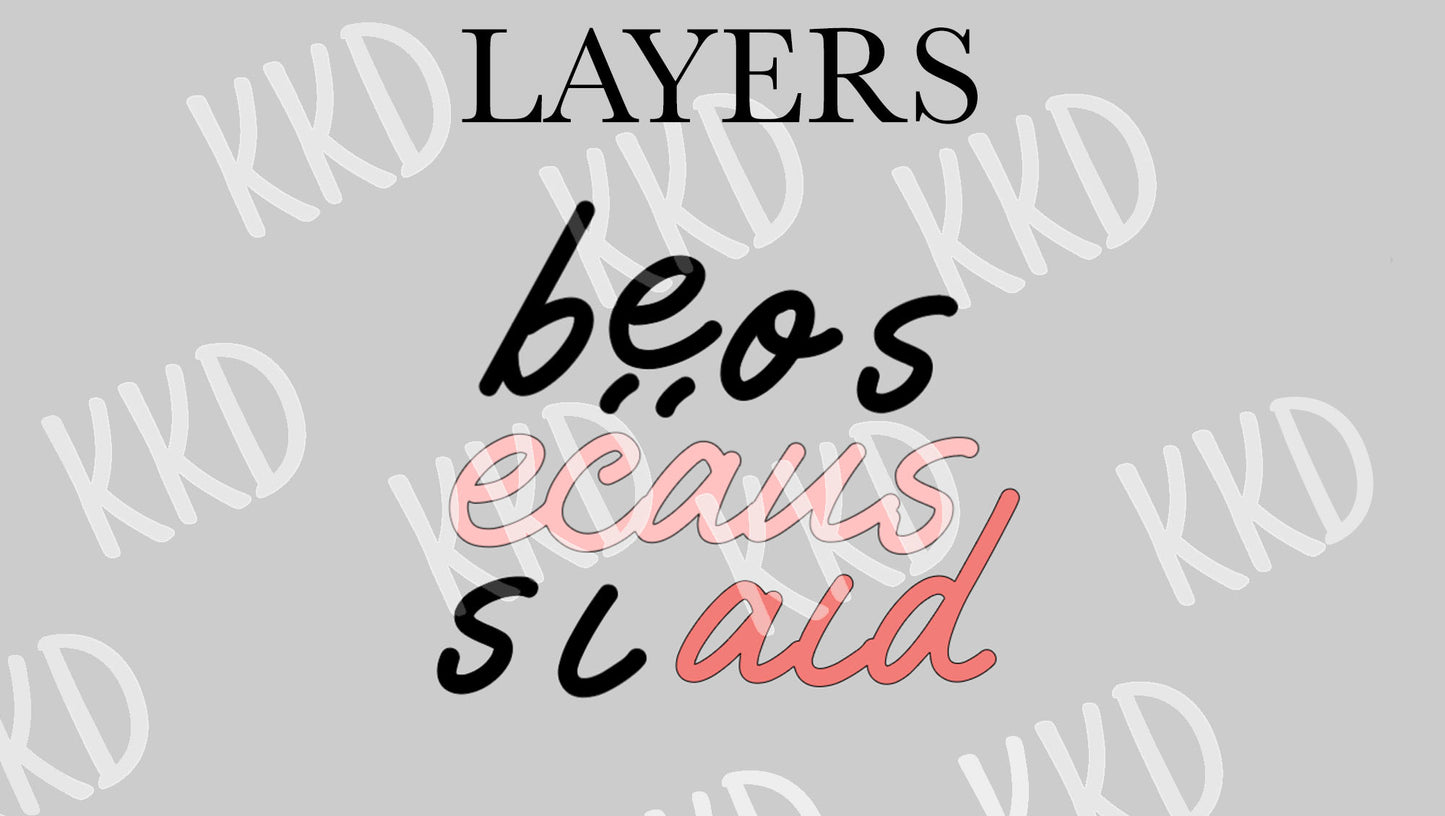 Because I Said So - Digital Files