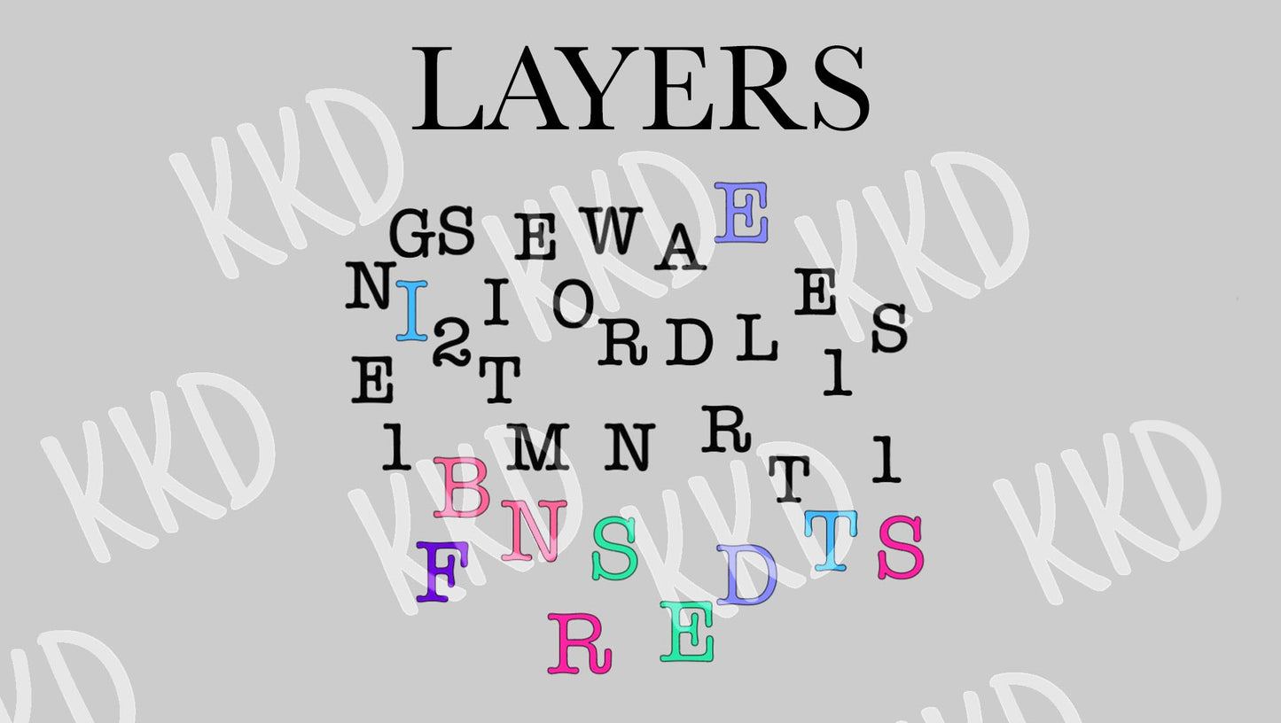 11 Letters, 2 Words, 1 Meaning. Best Friends - Digital Files
