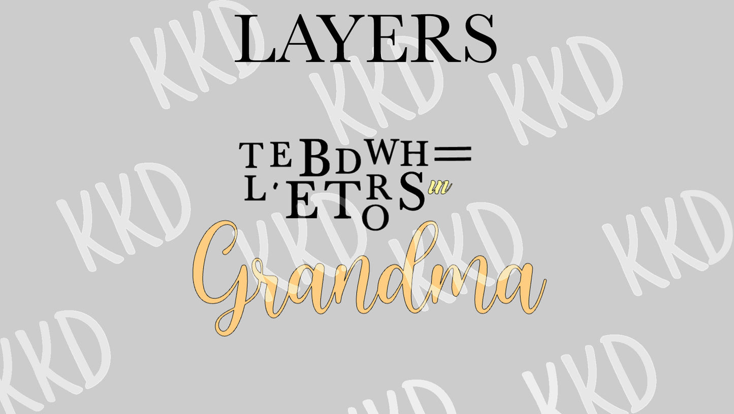 Best Grandma in the World - Digital Files