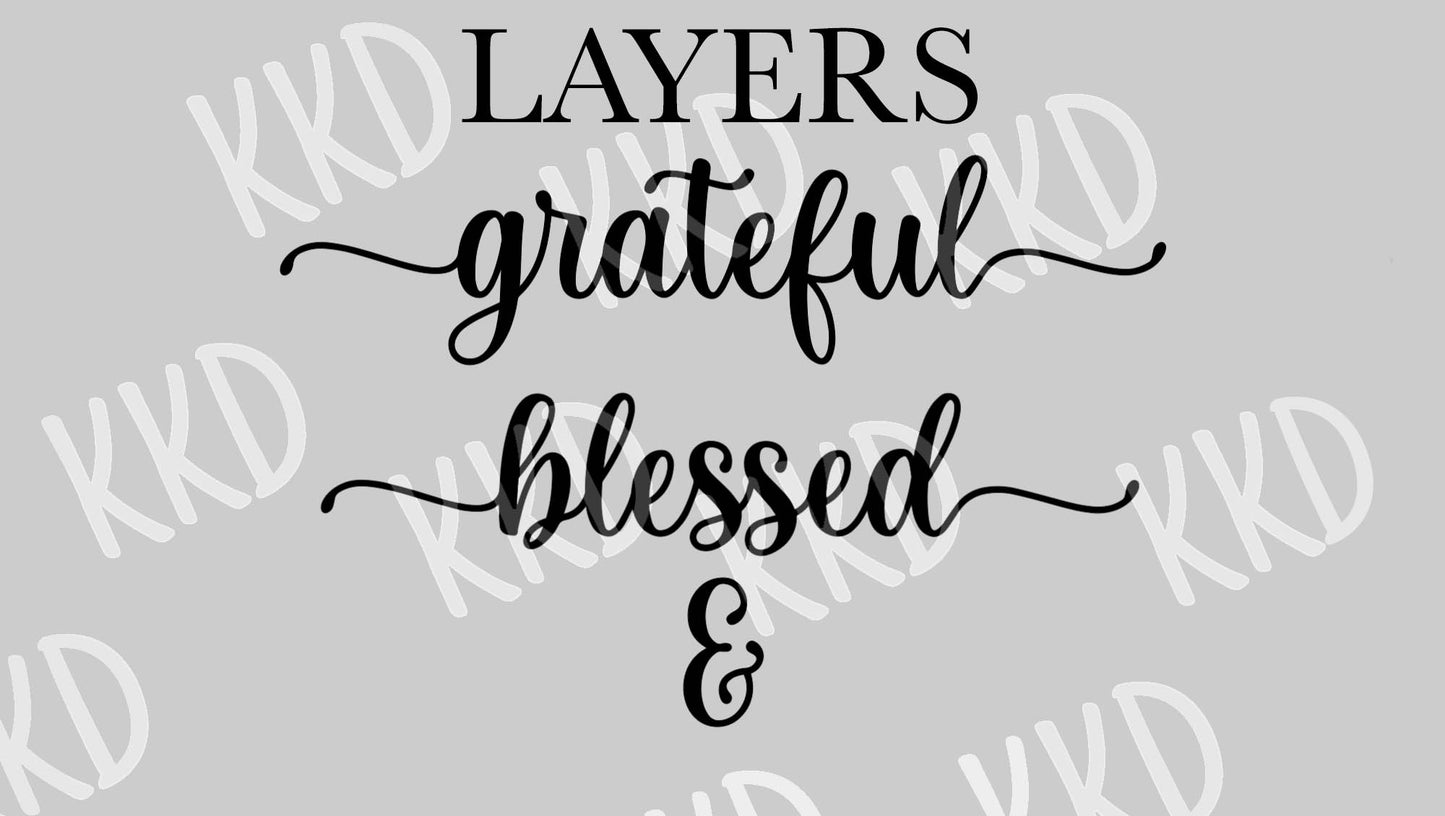 Blessed and Grateful - Digital Files