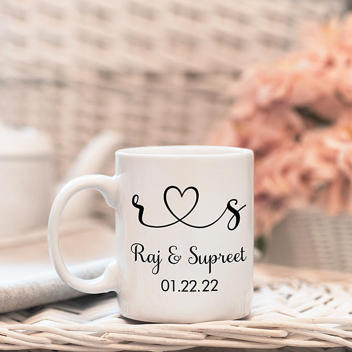 Couple Initials Mug
