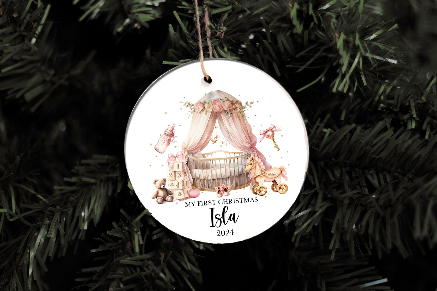 First Christmas (Crib) Ornament