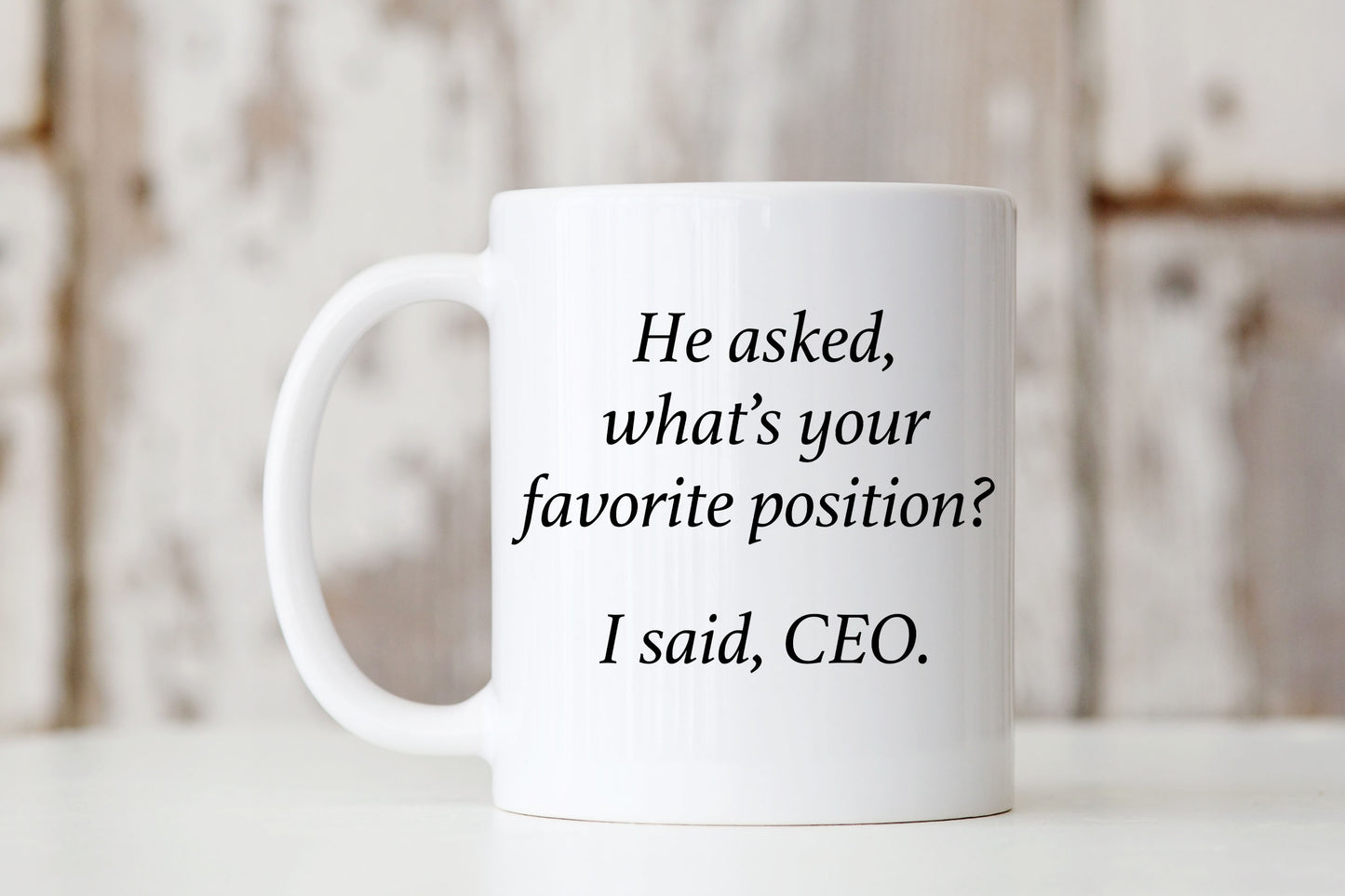 Favorite Position Mug
