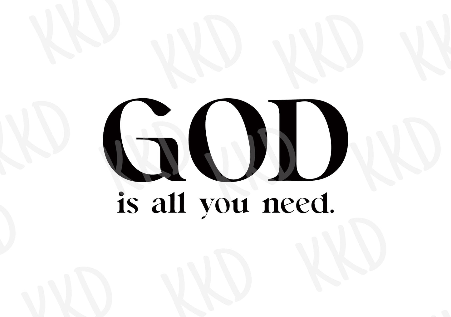 God is All You Need - Digital Files