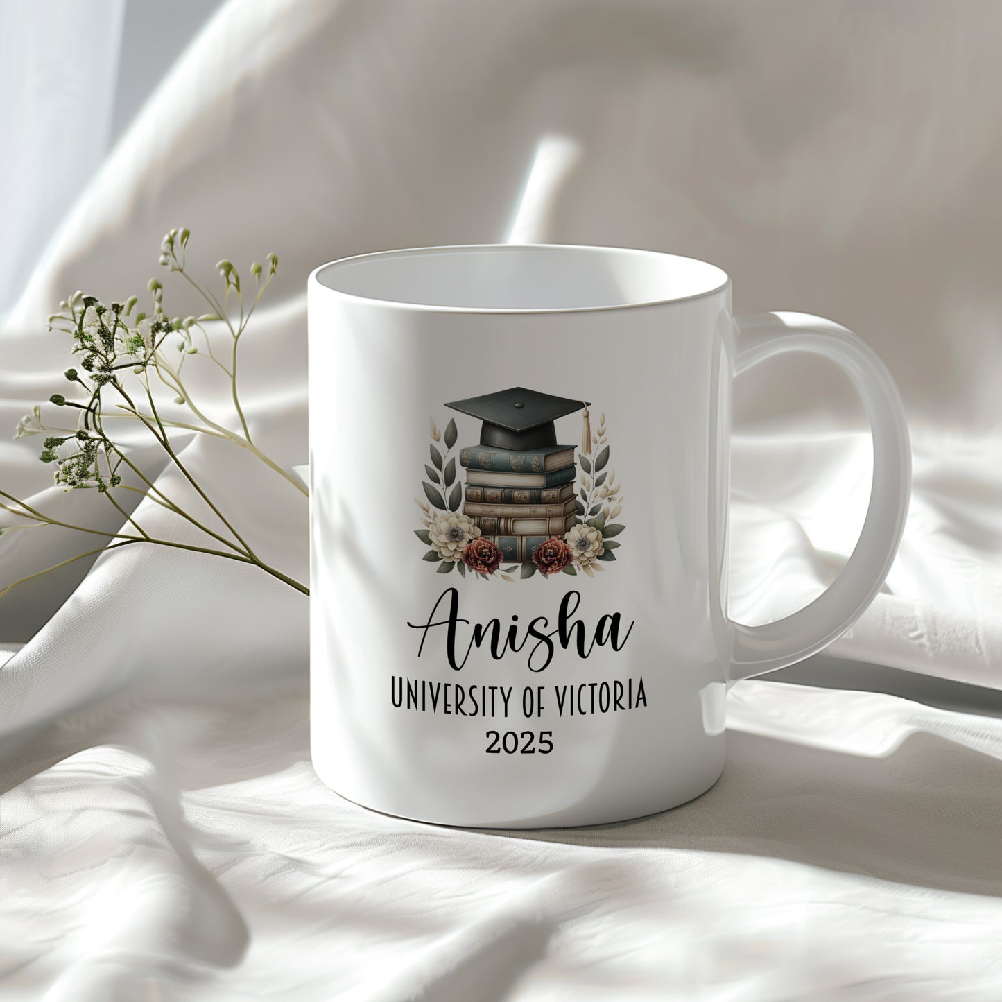 Graduation Book/Hat Mug