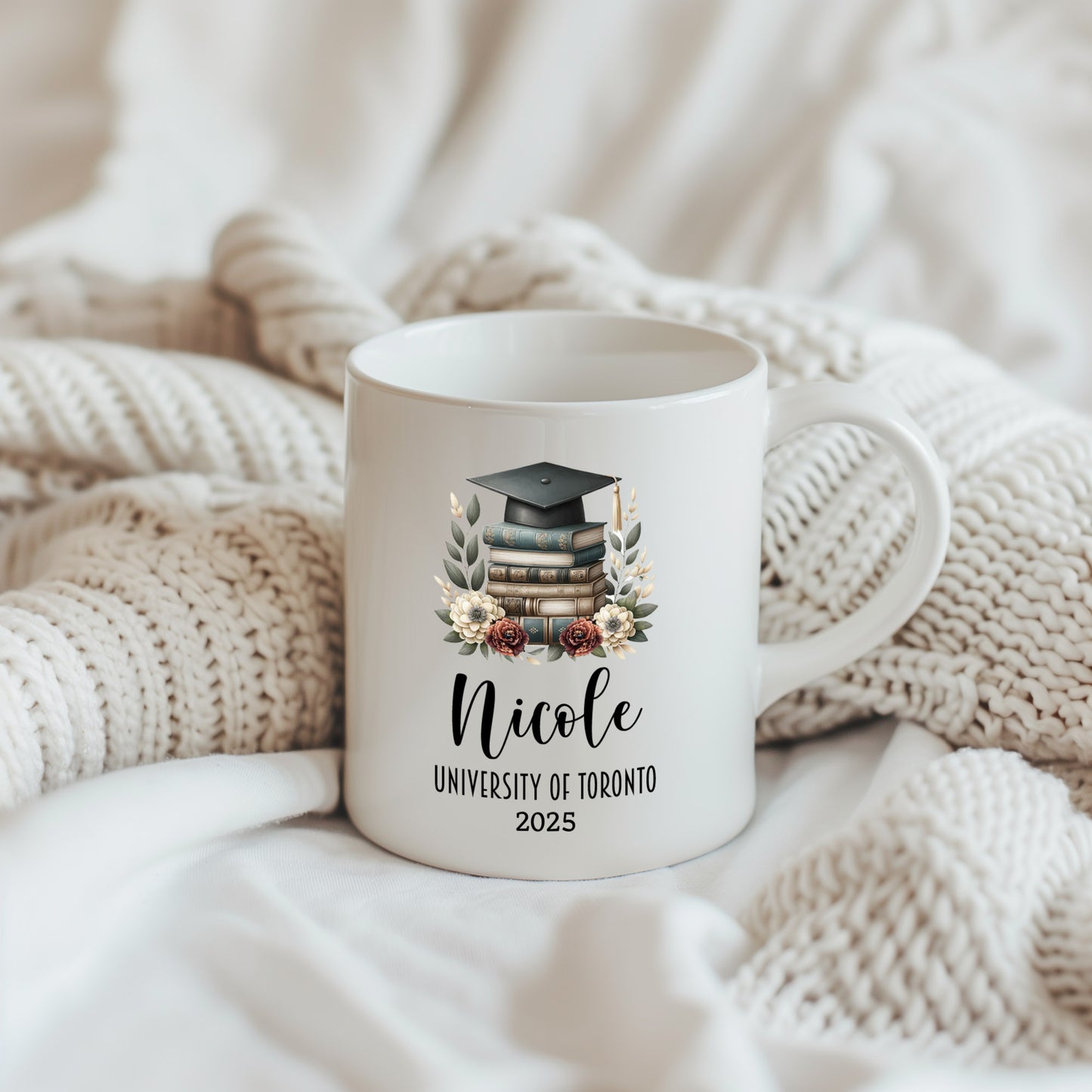 Graduation Book/Hat Mug