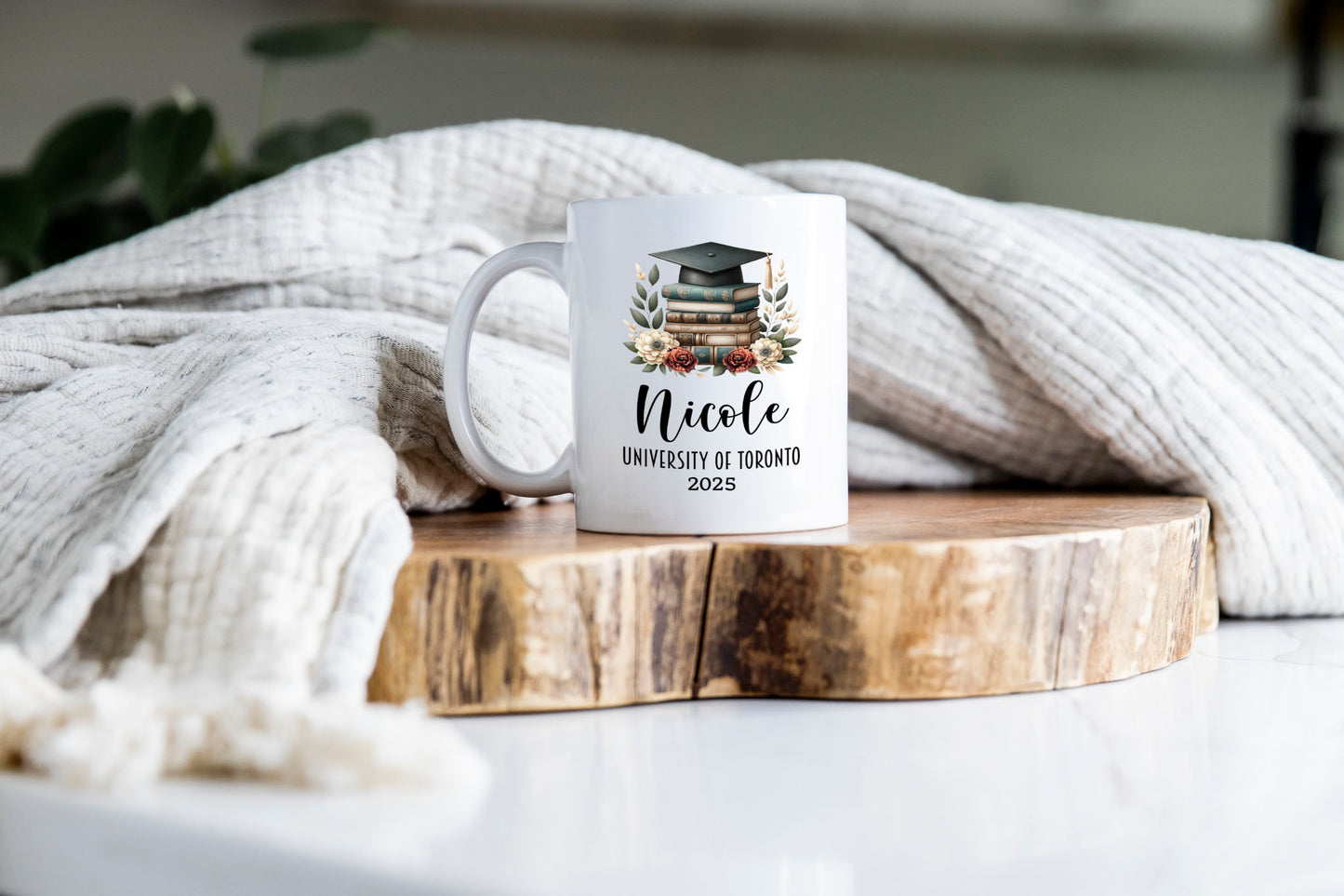 Graduation Book/Hat Mug