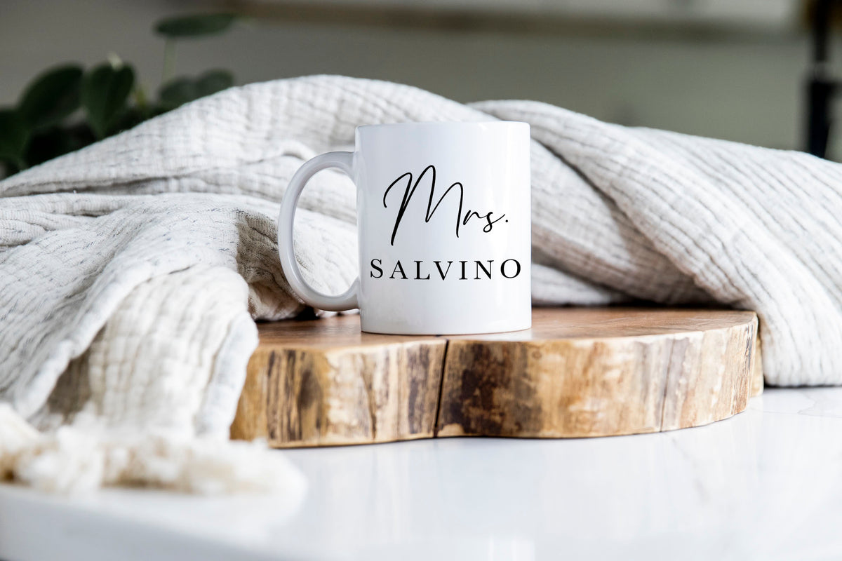 Personalized Mrs Mug