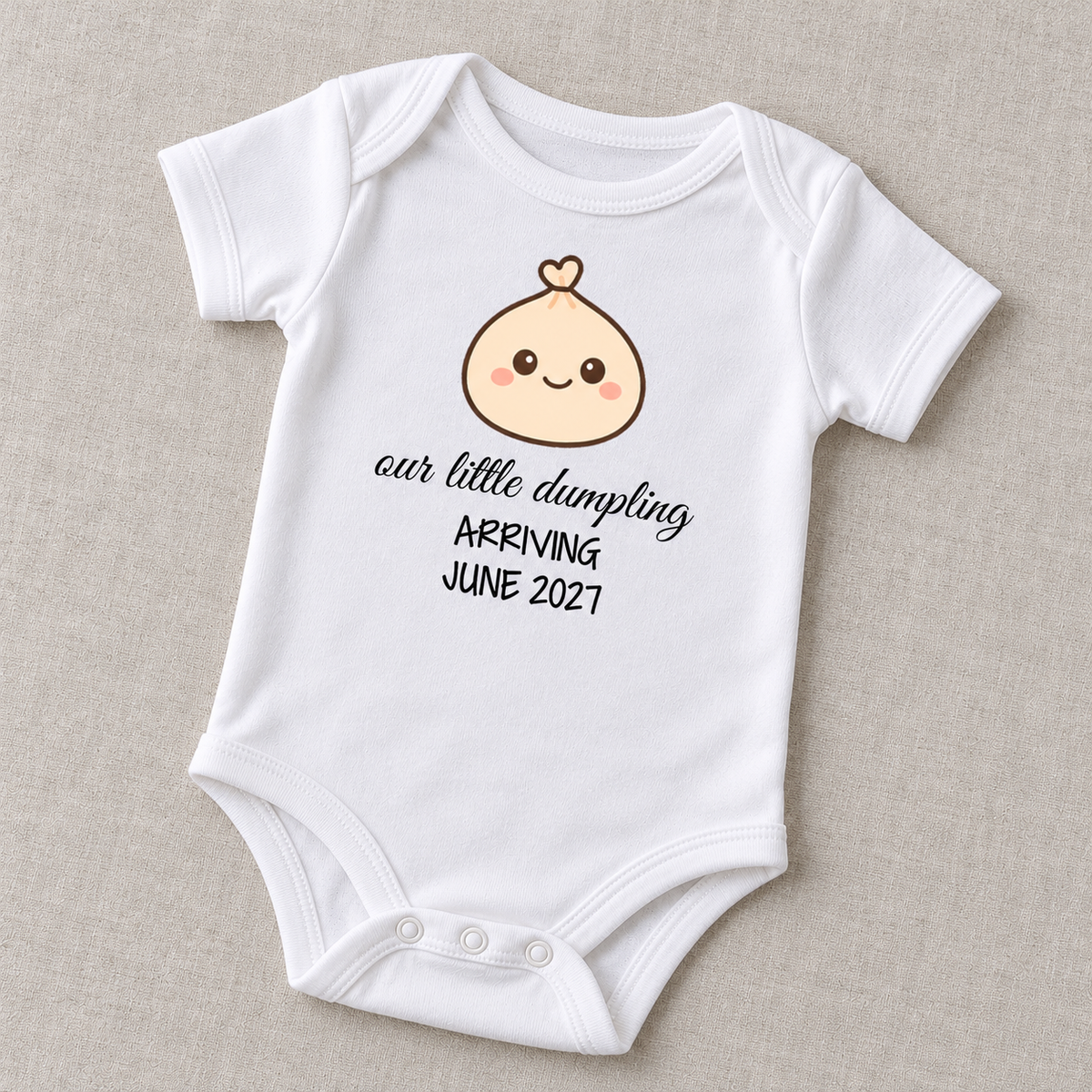 Our Little Dumpling Onesie