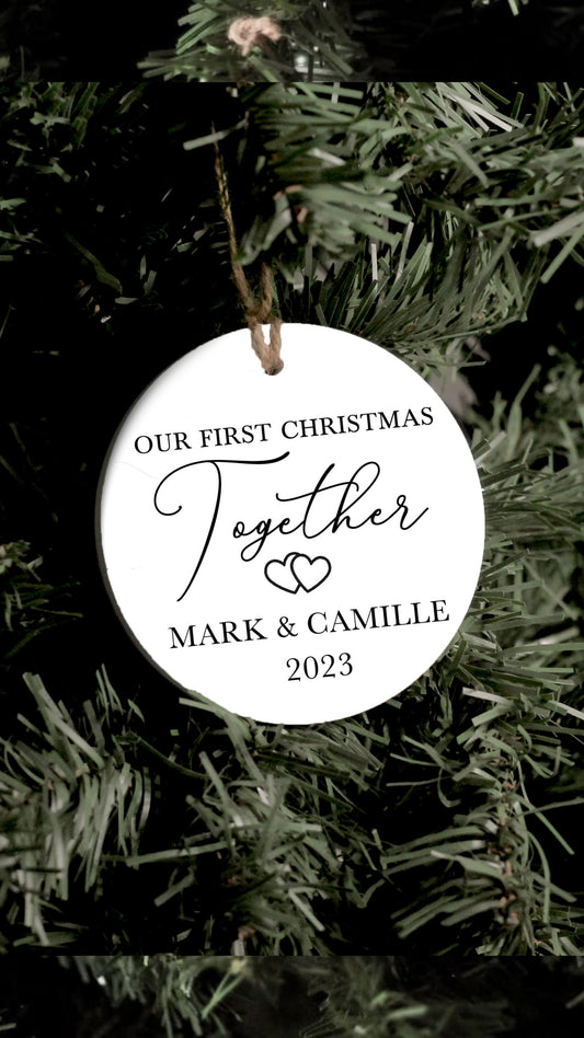 First Christmas Together Ornament