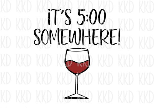 It's 5:00 Somewhere - Digital Files