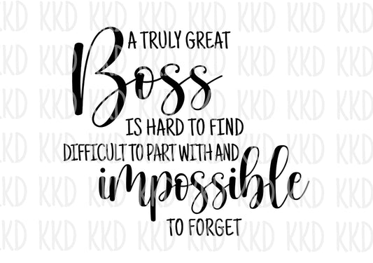 A Great Boss - Digital Files