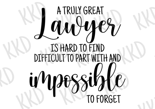 A Great Lawyer - Digital Files