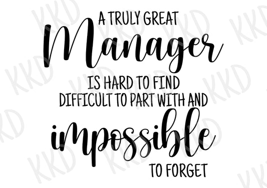 A Great Manager - Digital Files