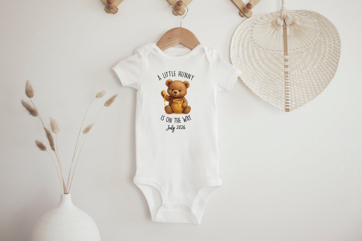 A Little Hunny Is on the Way Onesie