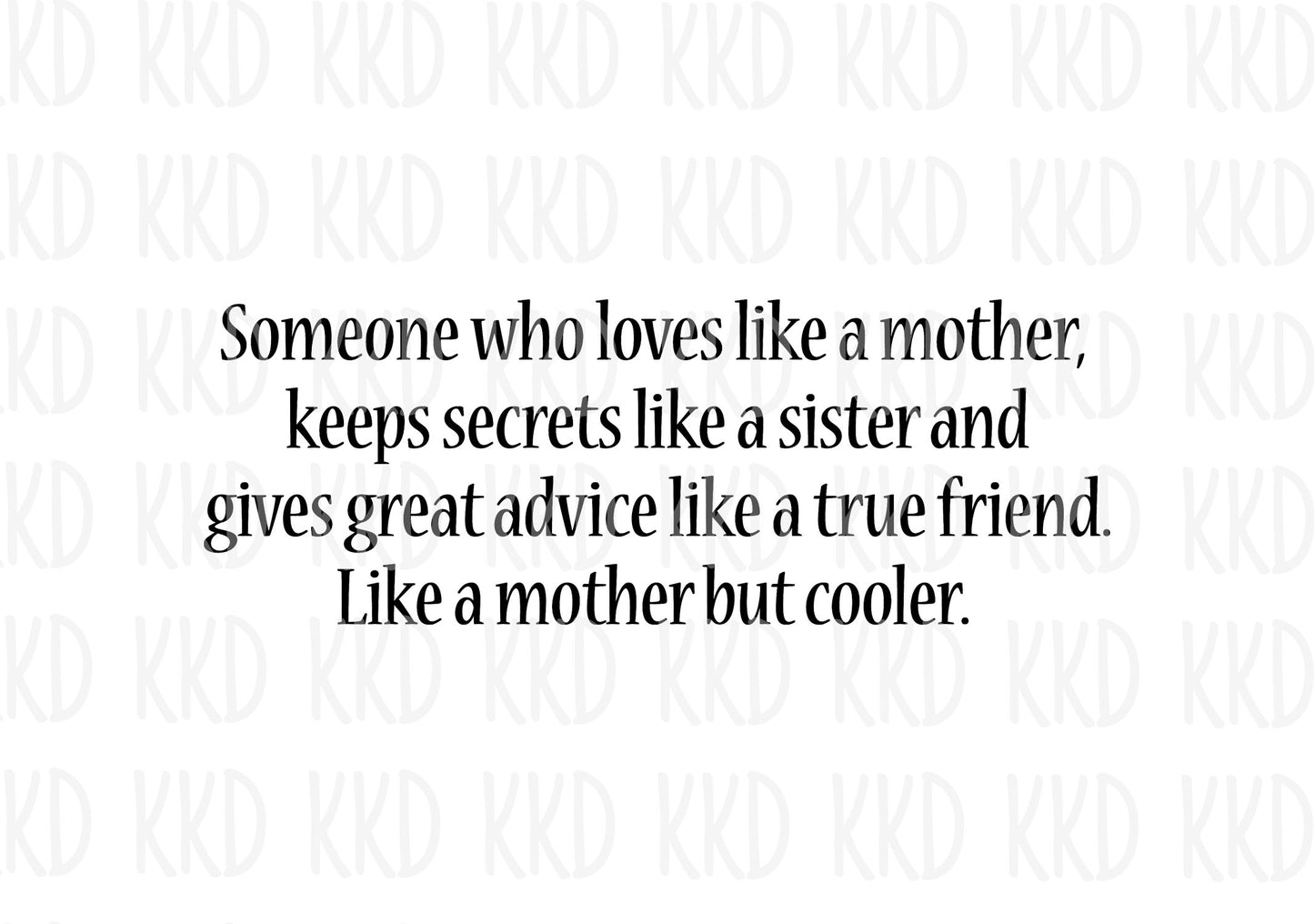 Someone Who Loves Like a Mother : Aunt - Digital Files
