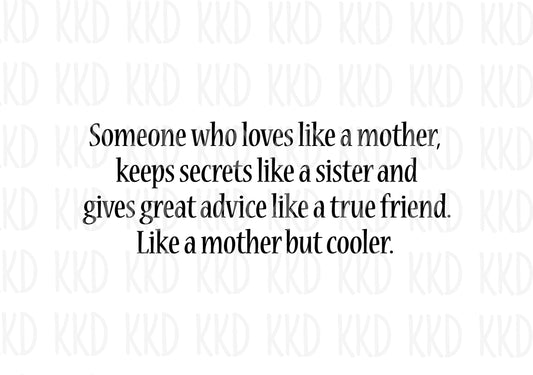 Someone Who Loves Like a Mother : Aunt - Digital Files