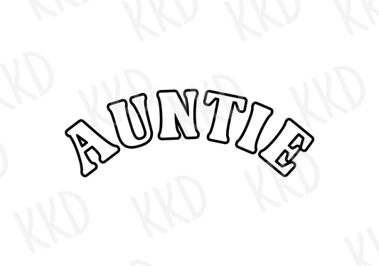 Auntie (Rounded) - Digital Files