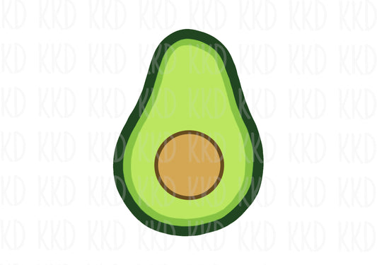 Avocado Clipart - Digital Files