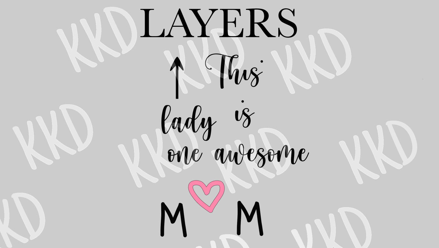 Awesome Mom - Digital Files
