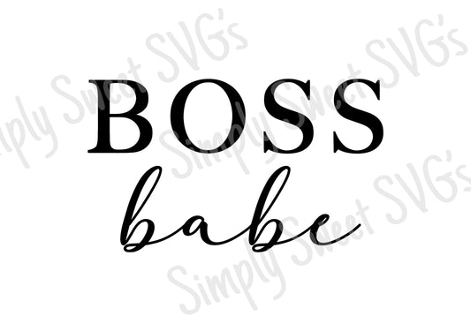 Boss Babe - Digital Files