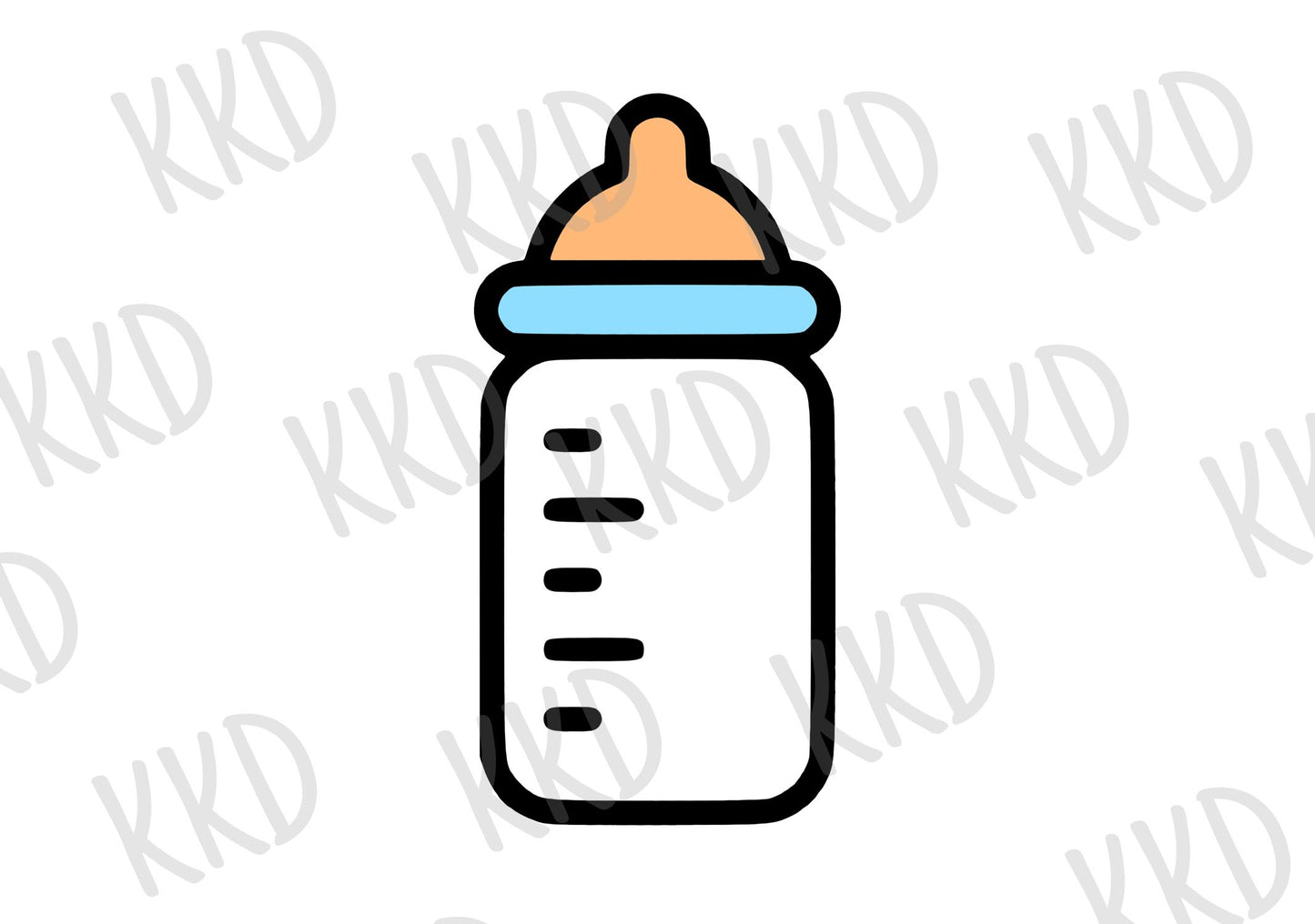 Baby Bottle Clipart - Digital Files