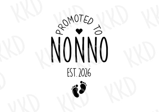 Promoted to Nonno EST. 2026 - Digital Files