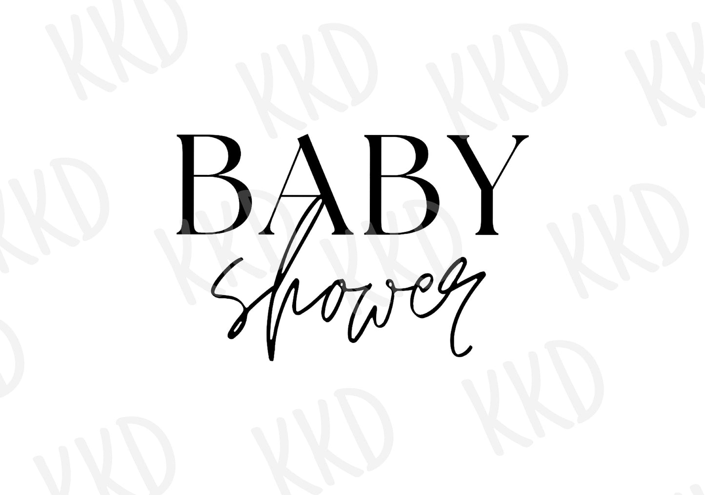 Baby Shower - Digital Files