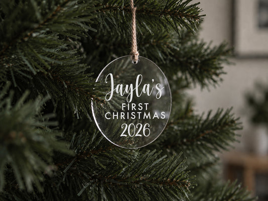 Baby's First Christmas Acrylic Ornament