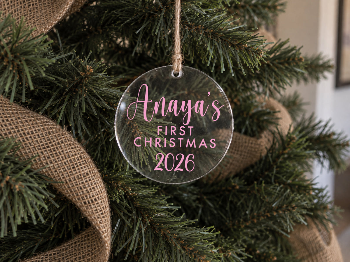 Baby's First Christmas Acrylic Ornament
