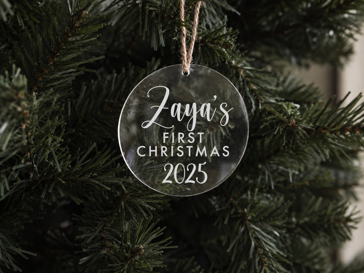 Baby's First Christmas Acrylic Ornament