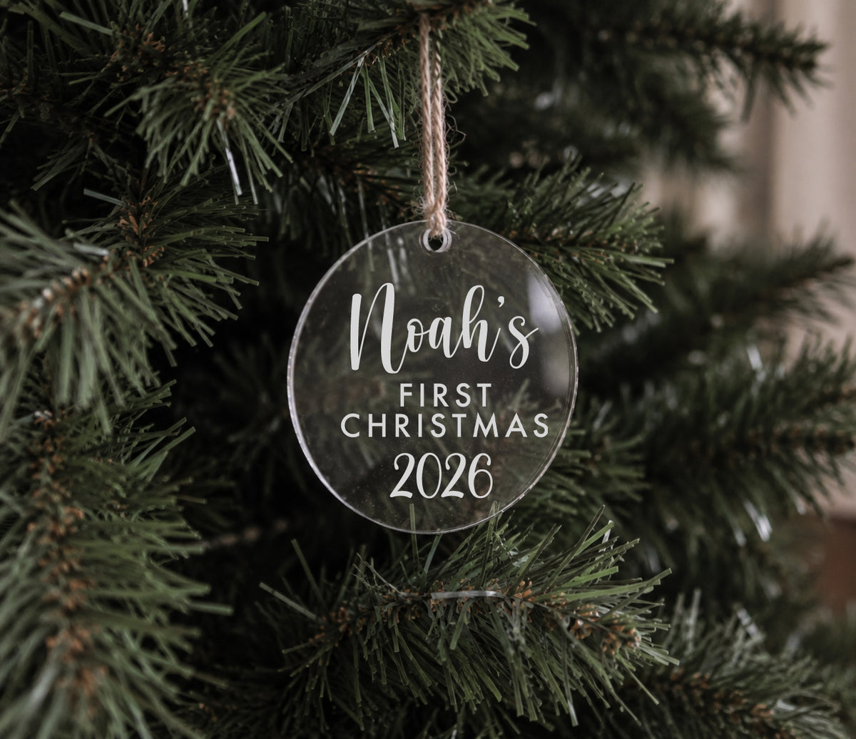 Baby's First Christmas Acrylic Ornament