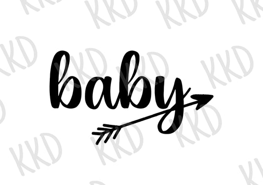 Baby with Arrow - Digital Files