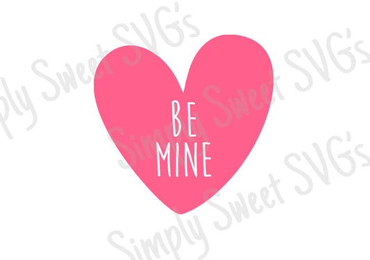 Be Mine Heart - Digital Files