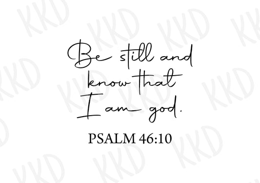 Be Still - Digital Files