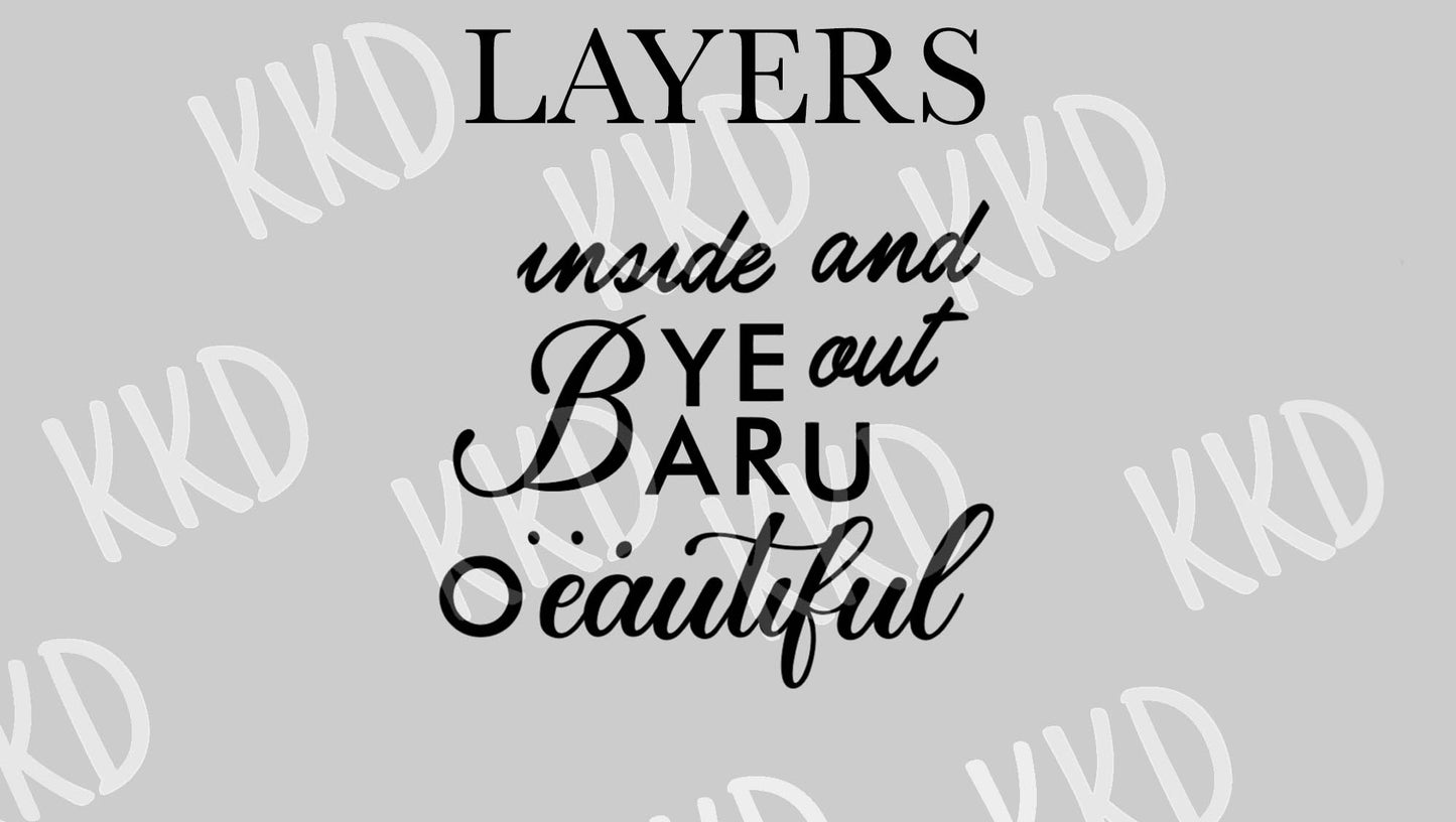 You Are Beautiful Inside and Out - Digital Files