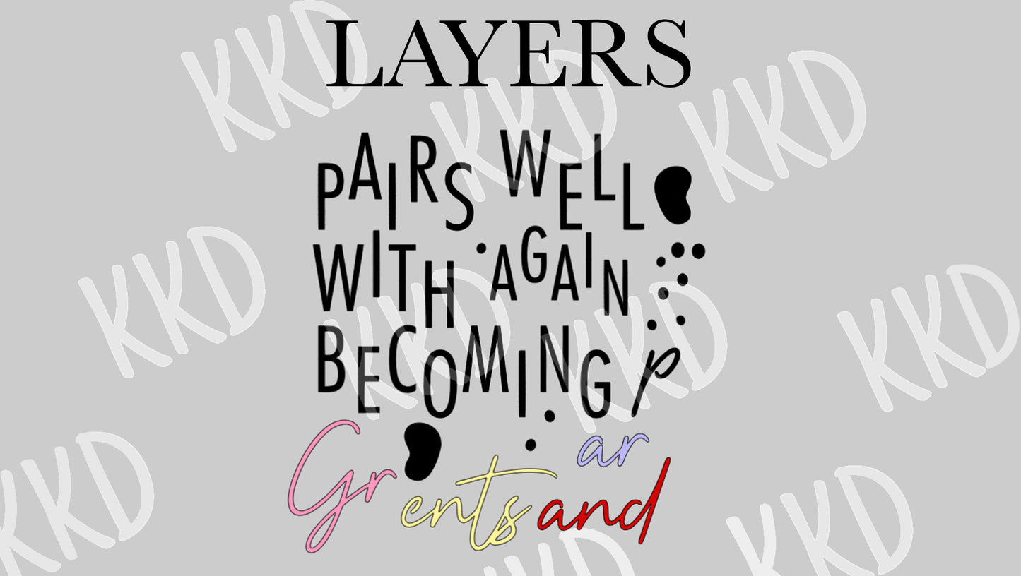 Pairs Well With Becoming Grandparents Again - Digital Files