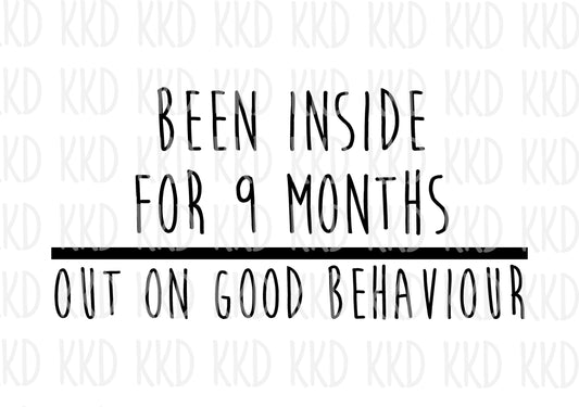 Been Inside For 9 Months - Digital Files