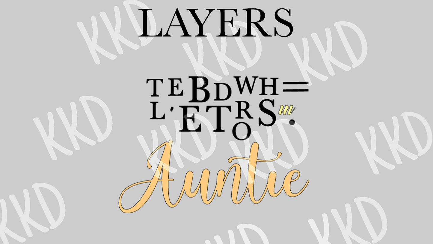 Best Auntie In The World - Digital Files