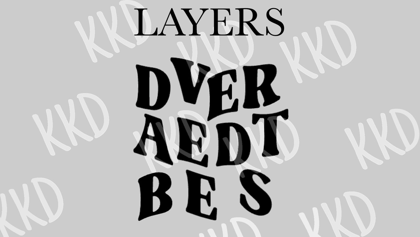Best Dad Ever (Wavy Font) - Digital Files