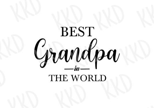 Best Grandpa in the World - Digital Files
