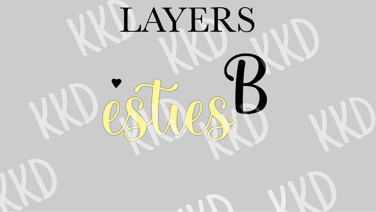 Besties (Cursive) - Digital Files