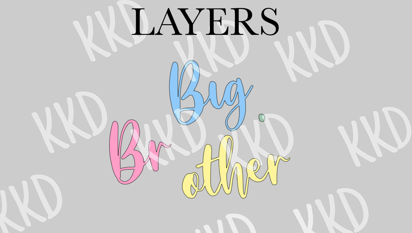 Big Brother (Cursive) - Digital Files