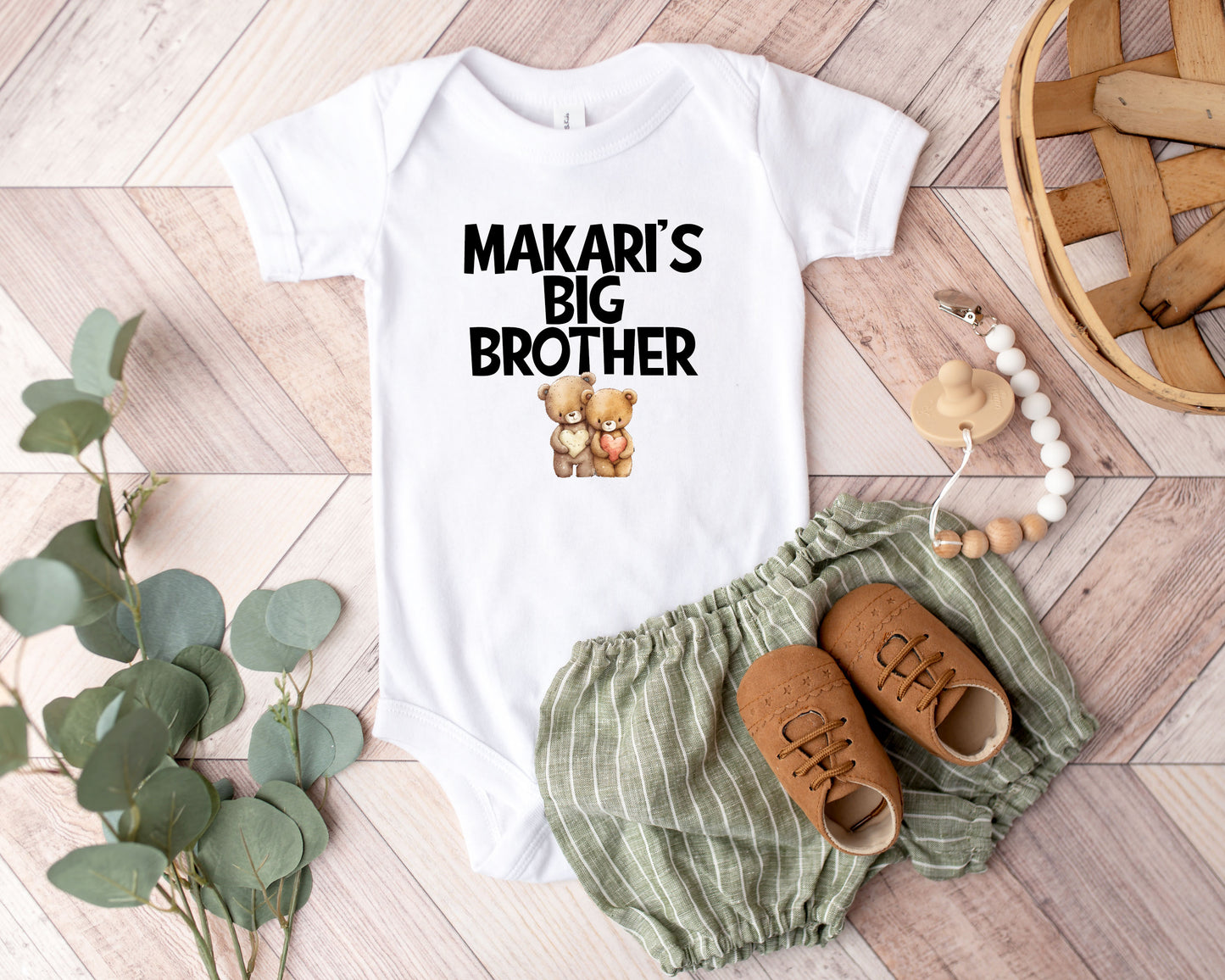 Personalized Big Sibling Shirt