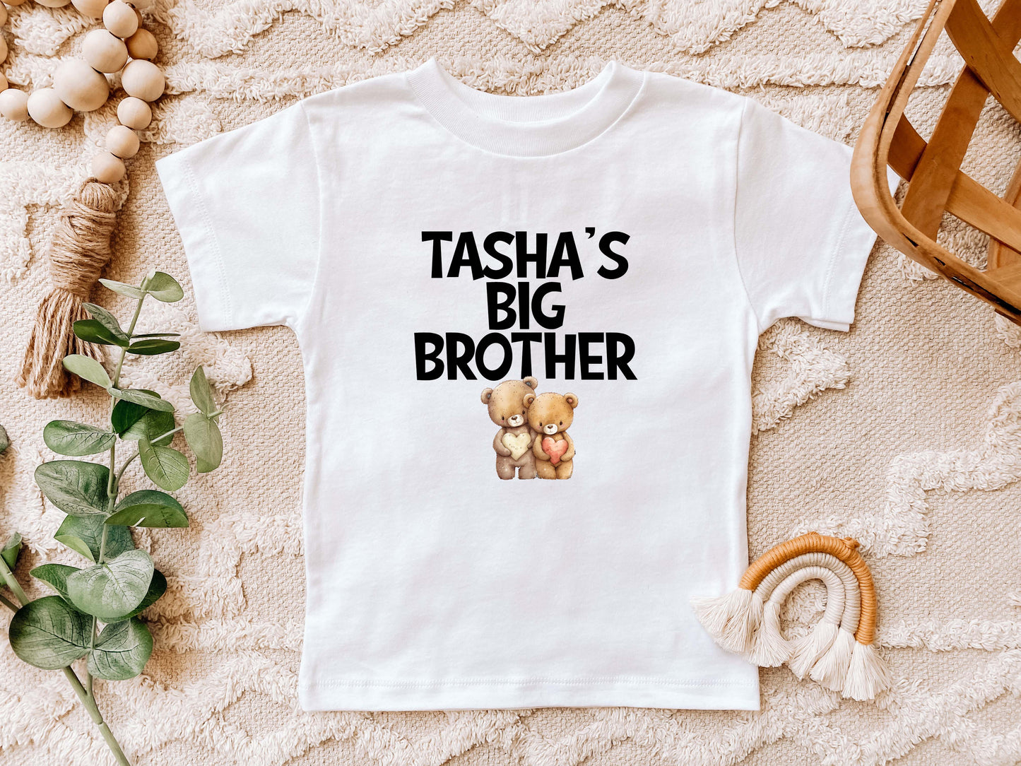 Personalized Big Sibling Shirt