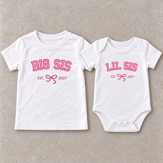 Lil Sis/Big Sis Onesie/Toddler T-Shirt
